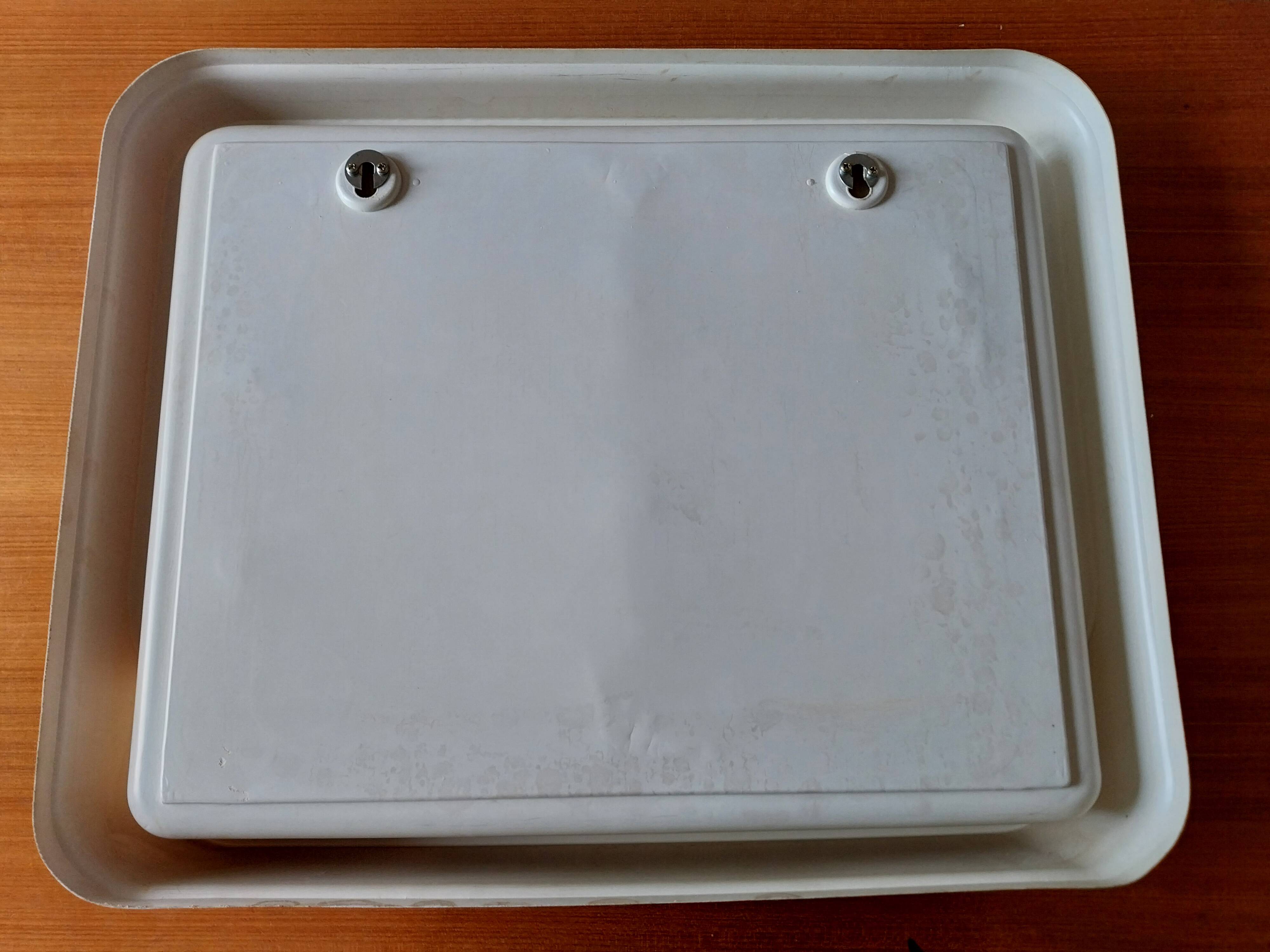 Vintage plastic bathroom mirror from the 70s prisunic style Marc Held