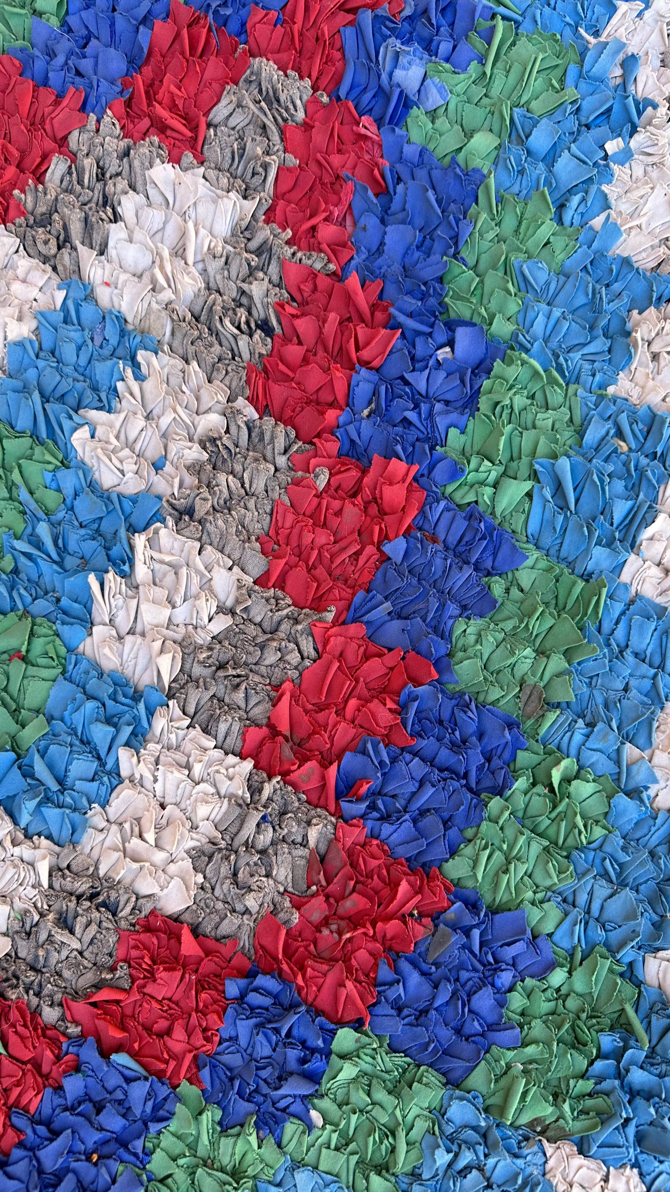 Colorful Boucherouite Moroccan rug - 179 x 297 cm