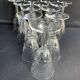 Liquor glasses (12) - art deco - cut and blown crystal