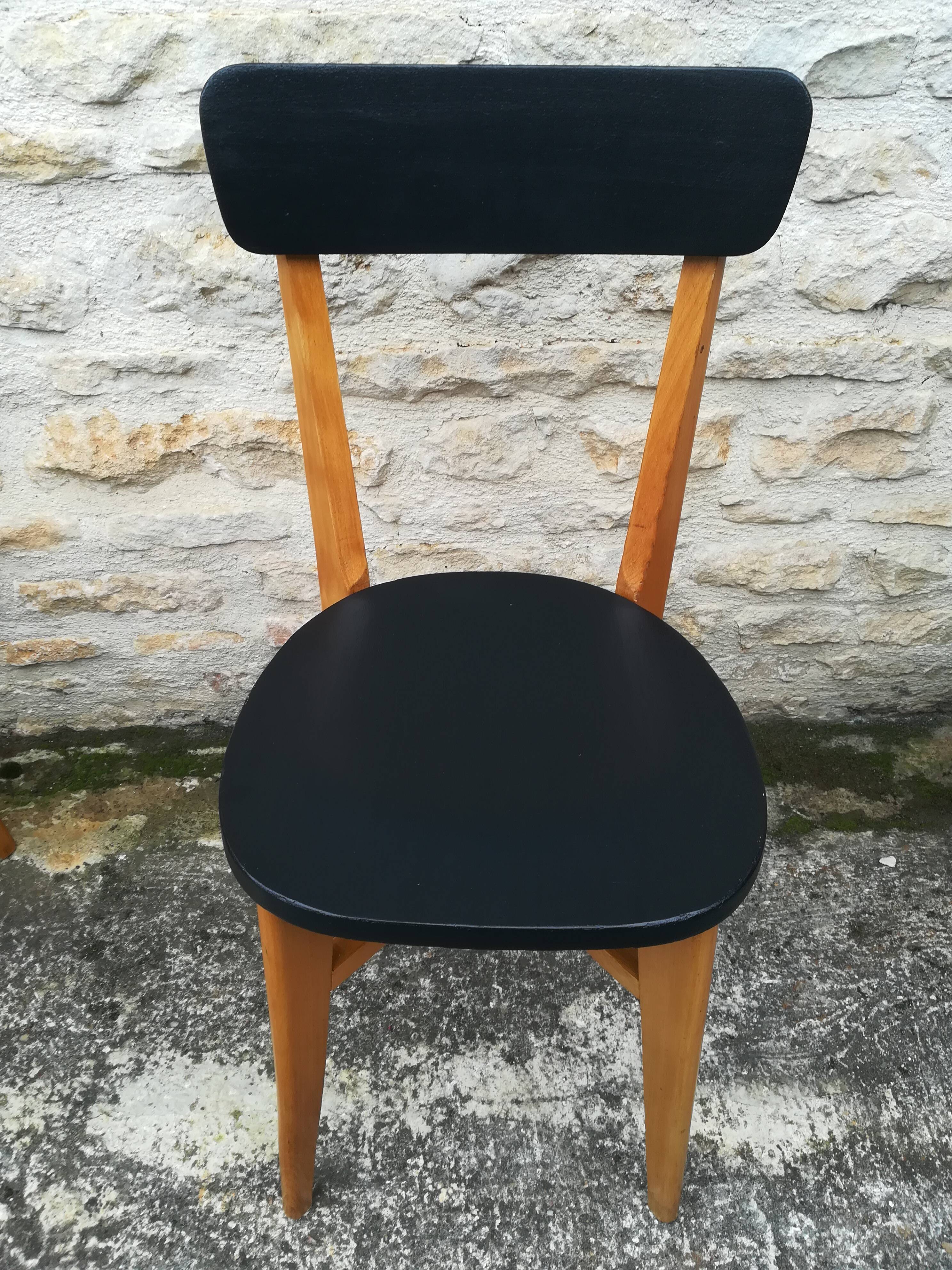 Set of 12 bistro chairs