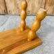 Vintage turned wooden footstool/step stool