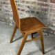 Scandinavian chairs (set of 8) in thermoformed beech from the 1960s.