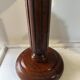 Antique mahogany pedestal in Empire style – side table / plant stand H 5
