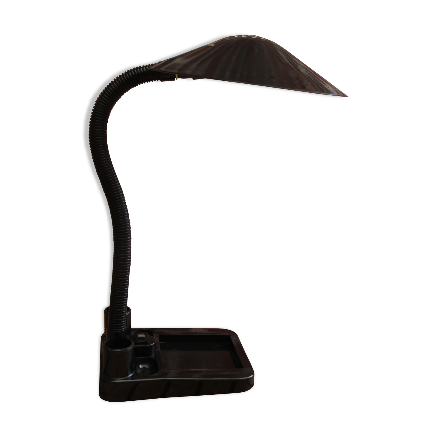 Black Aluminor desk lamp 80's