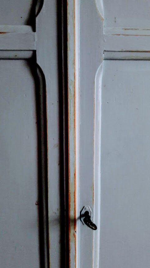 Light blue Parisian wardrobe