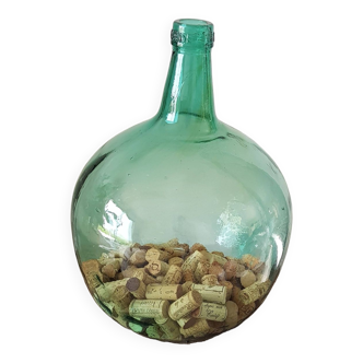 16 l bottle green color demijohn