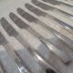 12 Christofle Concorde silver plated dessert knives, 19cm