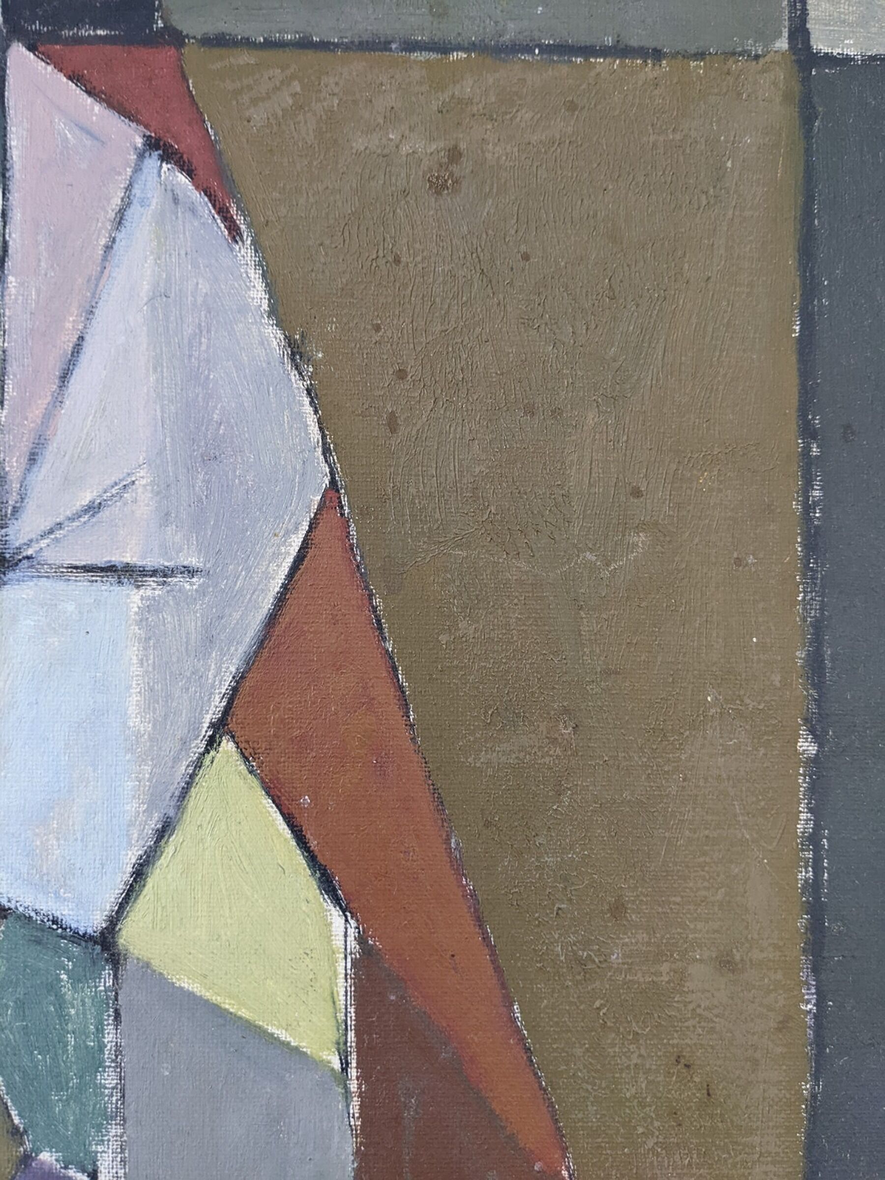 Mid-century swedish oil painting