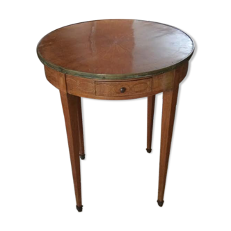 Round pedestal table 1 drawer