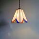 Stained glass pendant light, Tiffany style