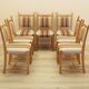 Henning Kjærnulf dining chairs, oak, Danish design, 1960s