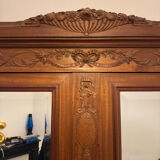 Raw wood wardrobe woodwork