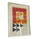 Silkscreen print by Paulo Becker, Brazil, 1973