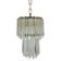 Lustre en verre de murano quadriedro transparent