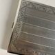 Vintage 1930 cigarette case Inca sterling silver 925 - 9.8 x 8.4 cm