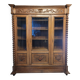 Large solid oak library