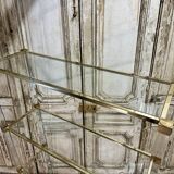 Plexiglass shelf by Pierre Vandel in Hollywood Regency style circa 1970.