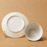 Lot 5 cups coffee porcelain gilded 1970 1980