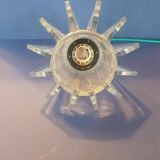 Vintage 70s UFO space age hanging lamp from France - newly electrified