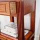 Low cherry wood furniture in Directoire style.