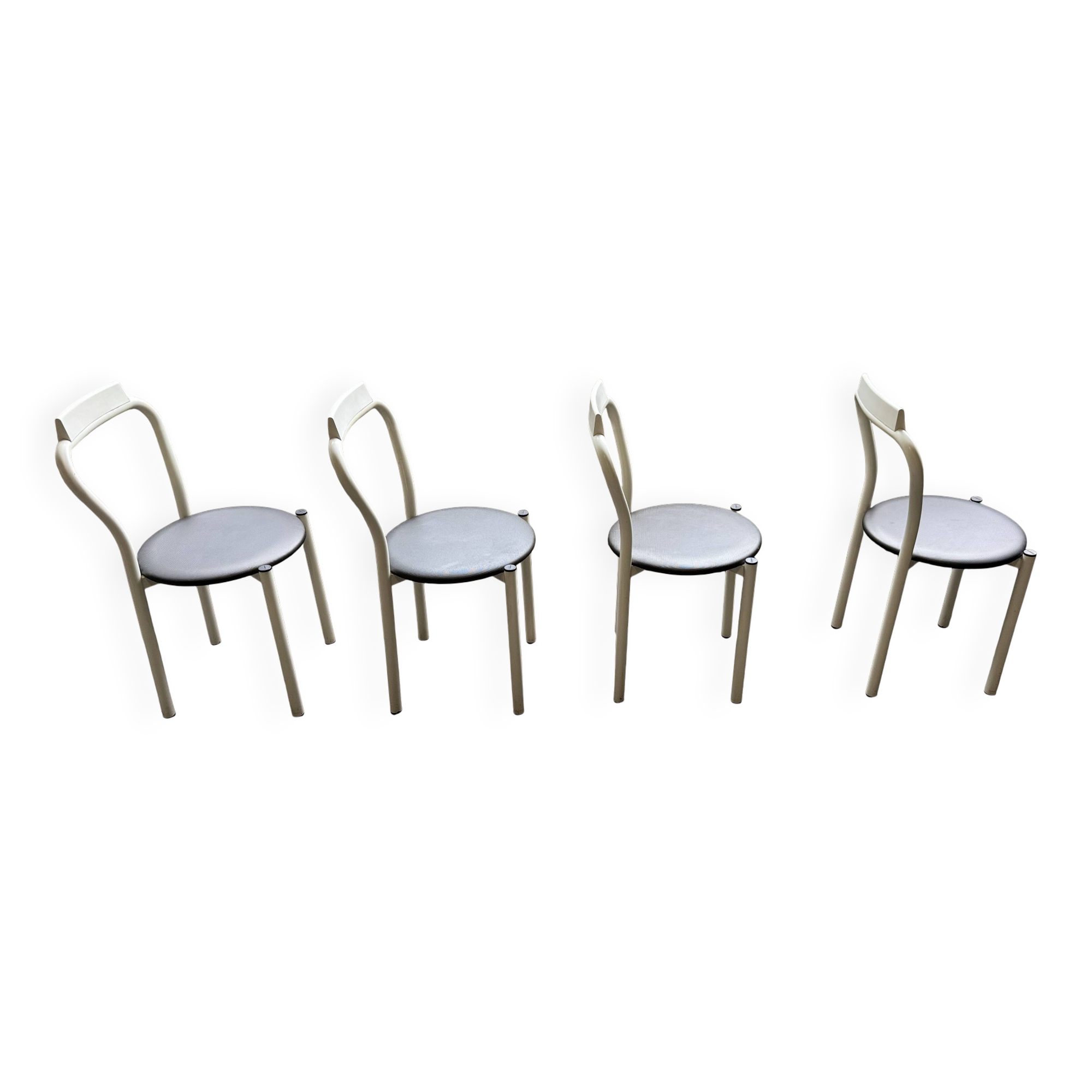 Set of 4 dining chairs by Calligaris, Italy, 1980