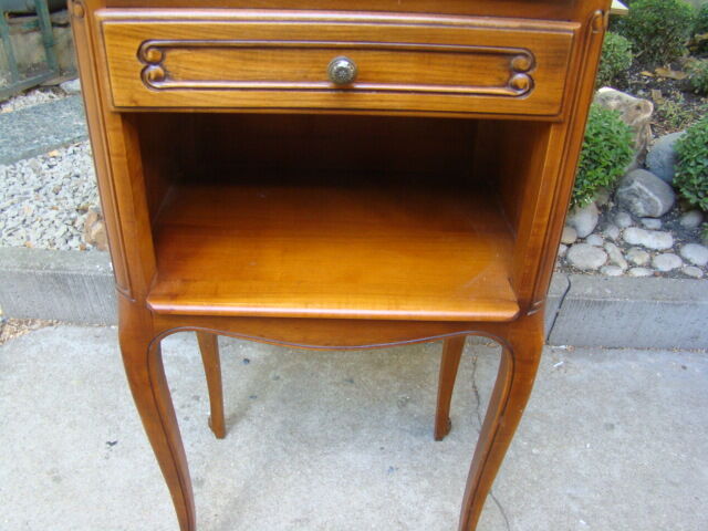 Old cherry bedside