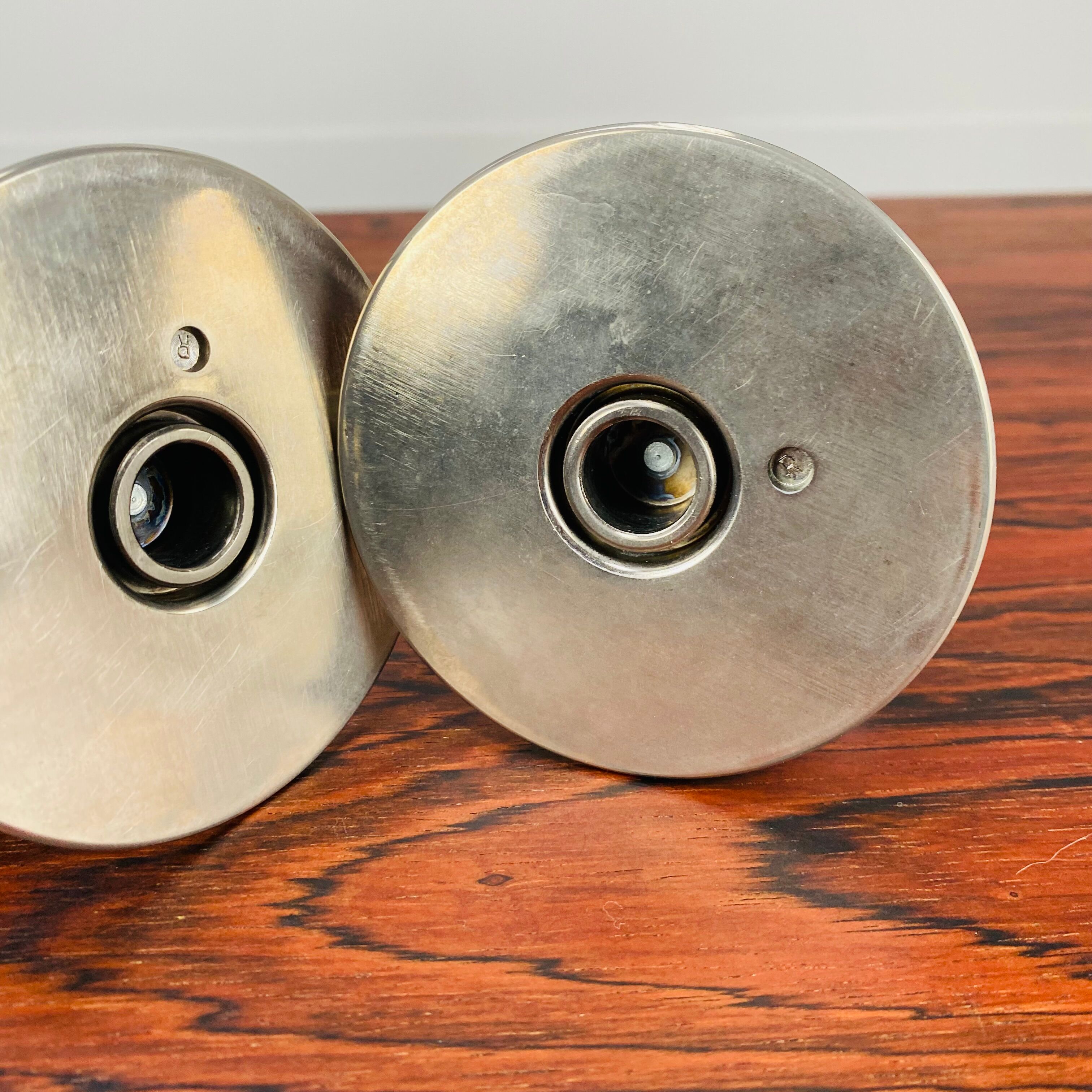 Paire de bougeoirs Fritz Nagel vintage