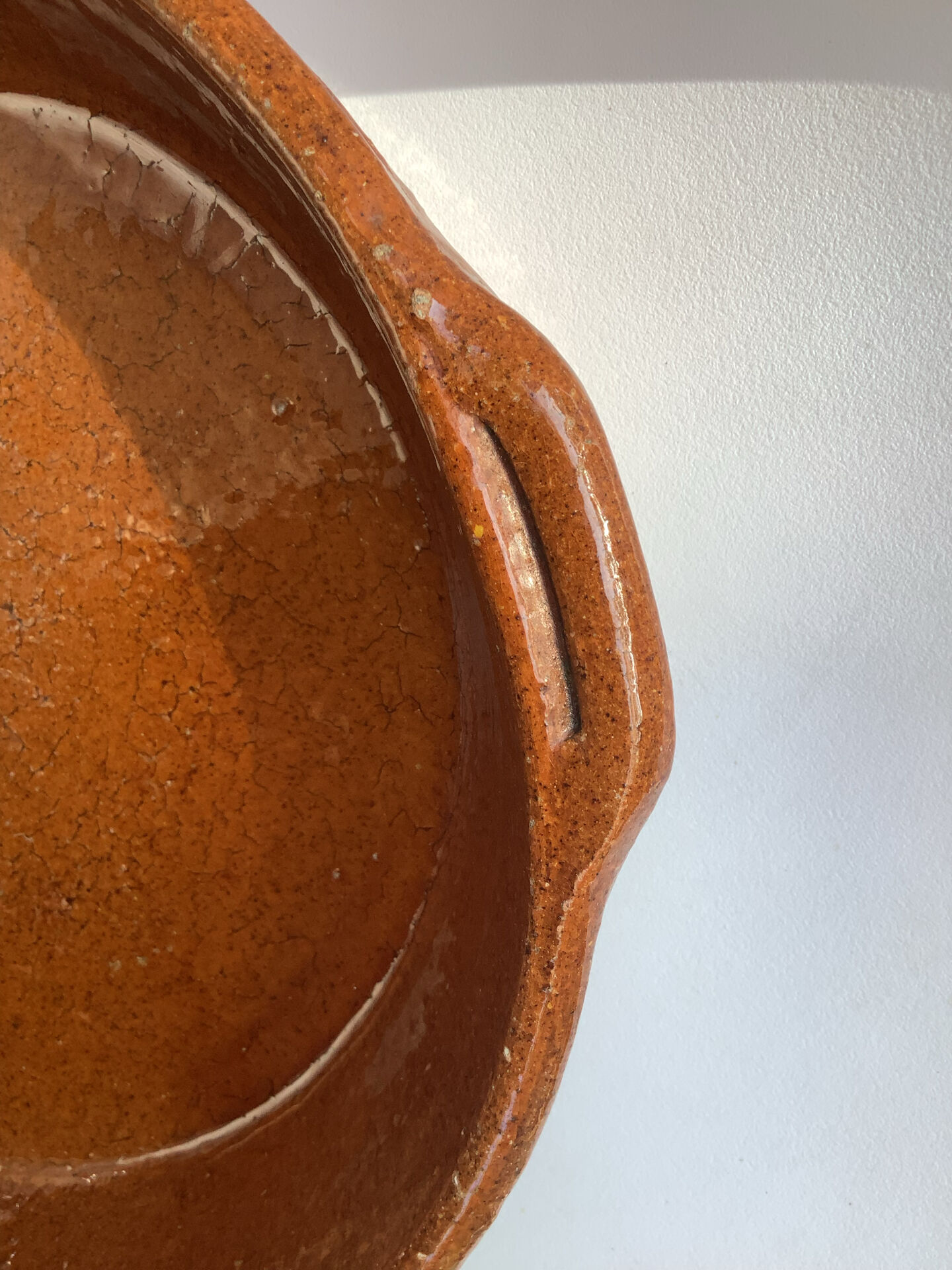 Old Italian Teglia (or Cassole) in terracotta – Rustic dish