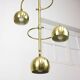 Vintage Italian Brass Ceiling Chandelier