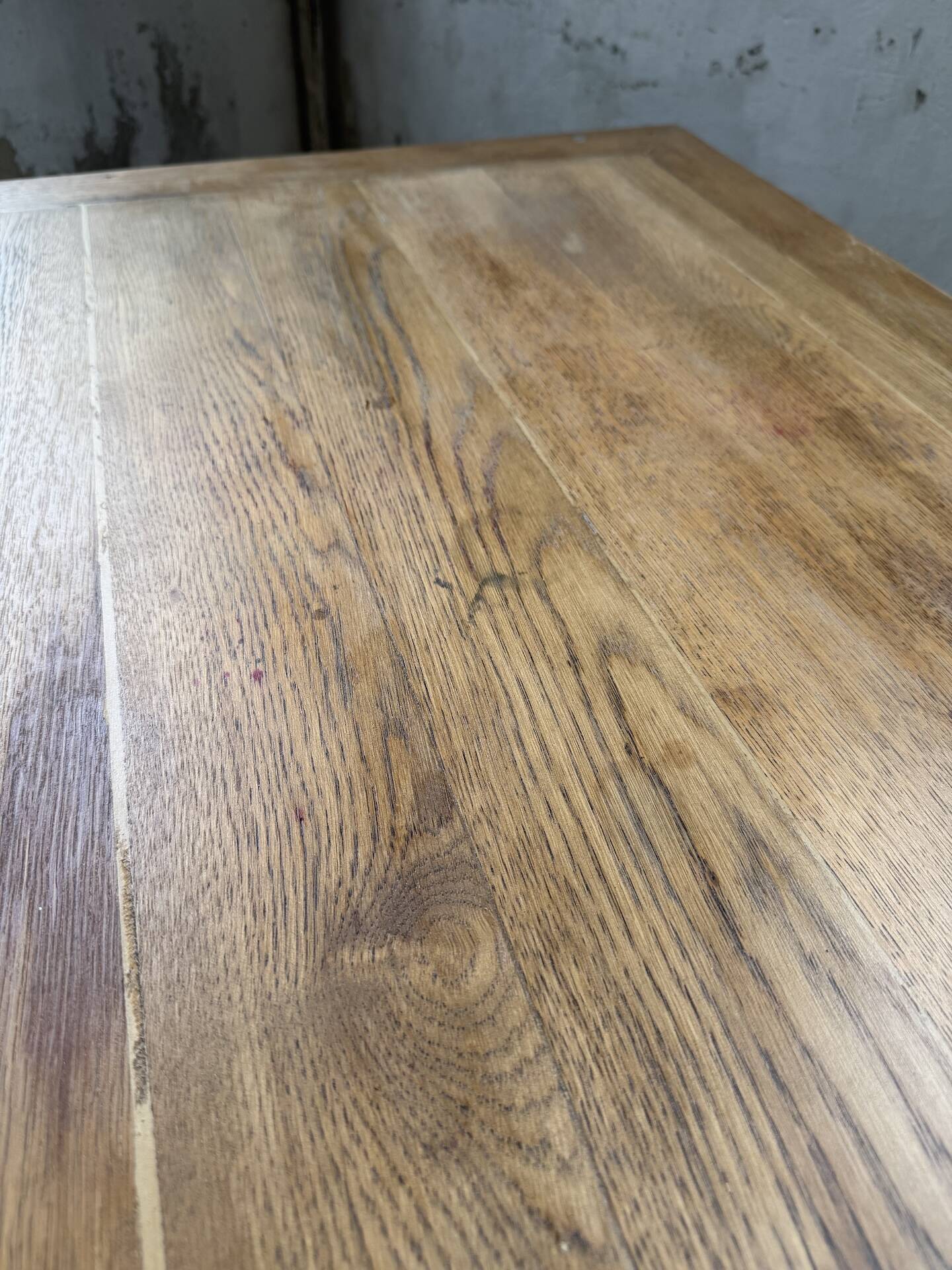 Counter or desk in oak from the 1950s.