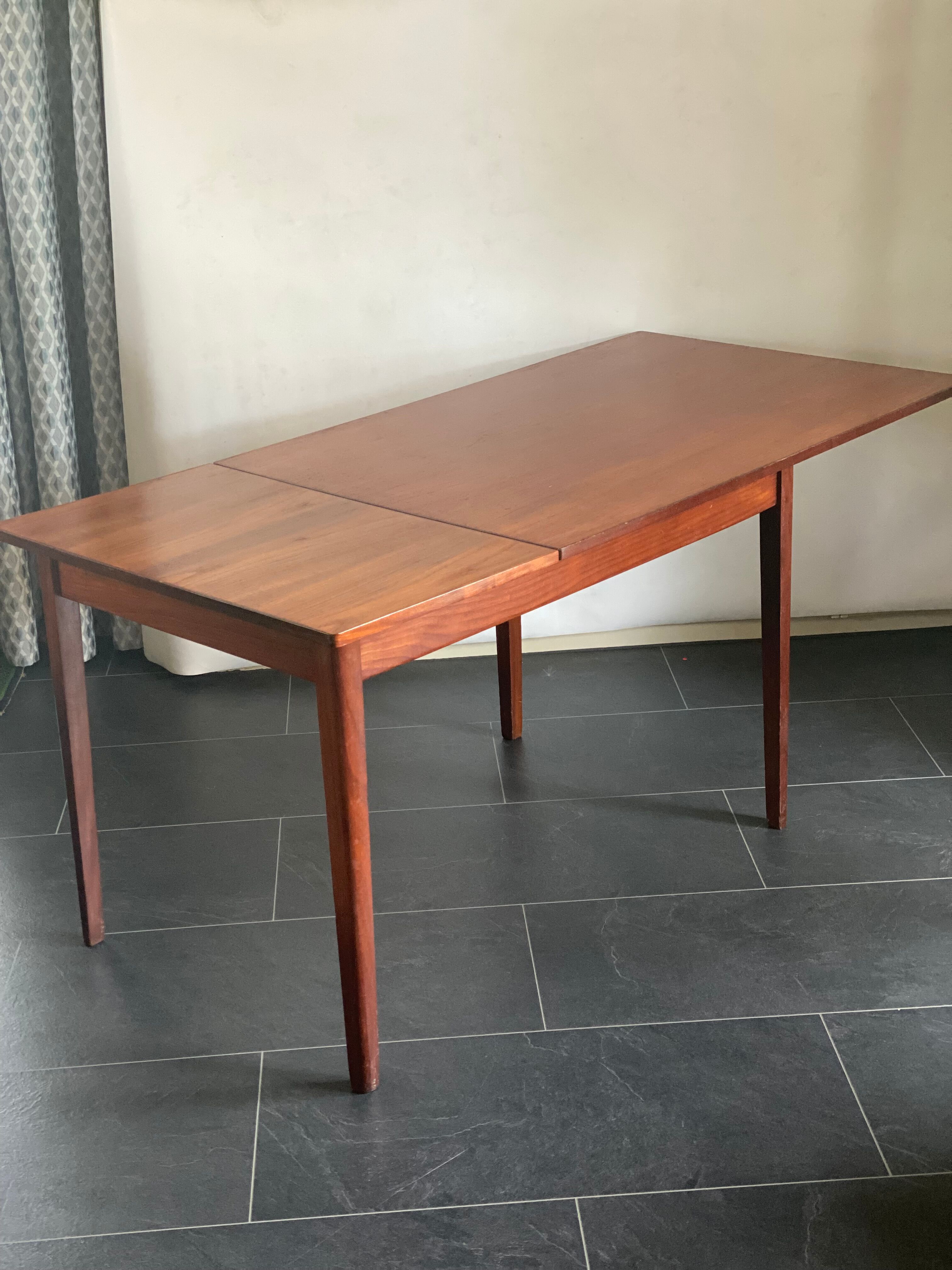 Vintage Teak Expandable Dining Table