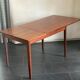 Table à manger extensible en teck vintage