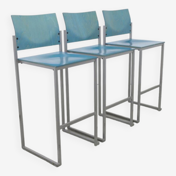 3x Tabourets de Bar Postmodernes, 1990s