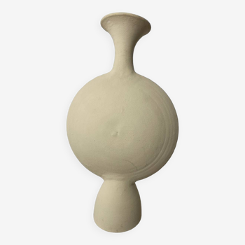 Vase artisanale ivoire
