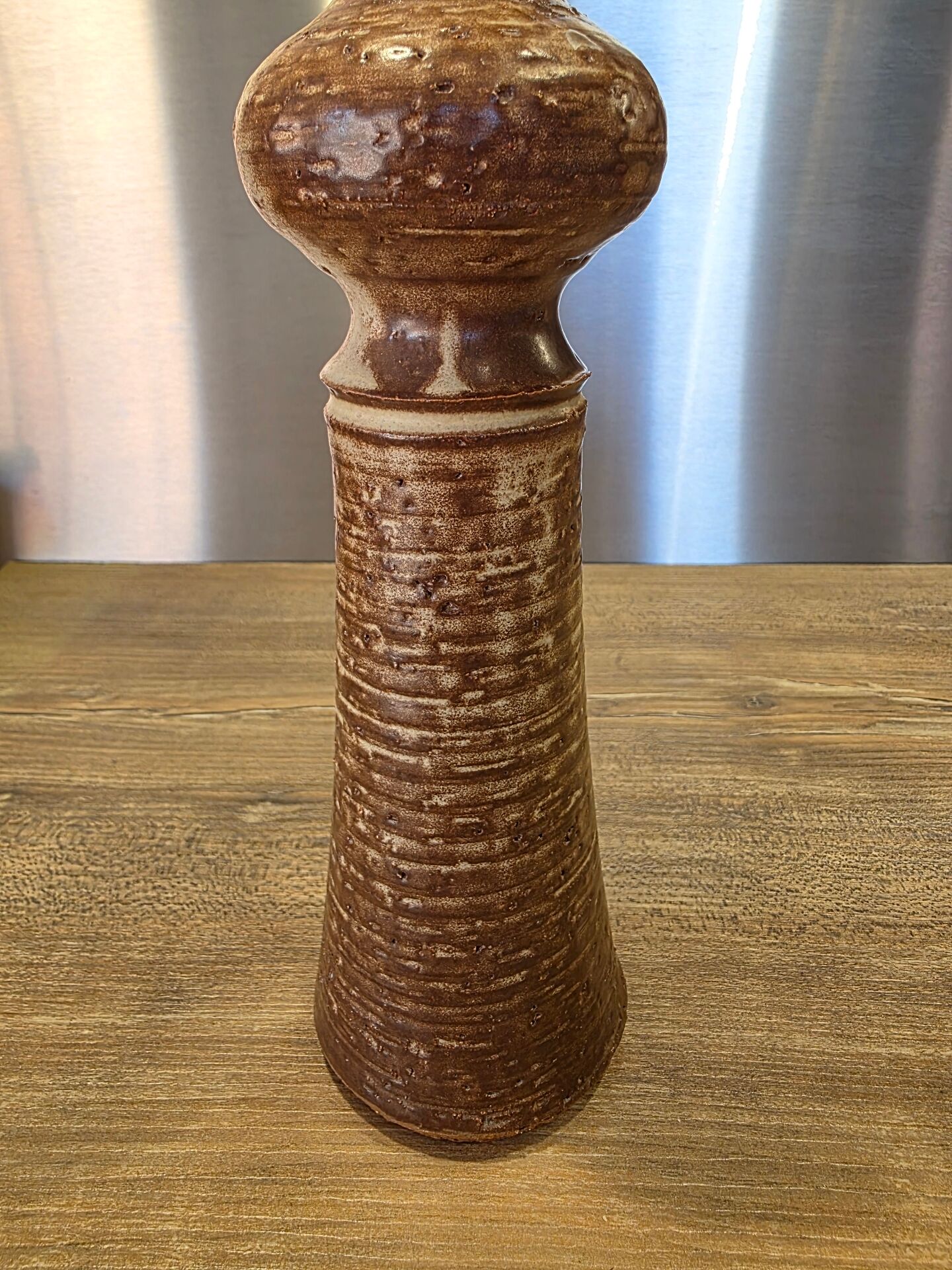 Large totem soliflore vase by Henry Cimal Saint-Paul 30 cm