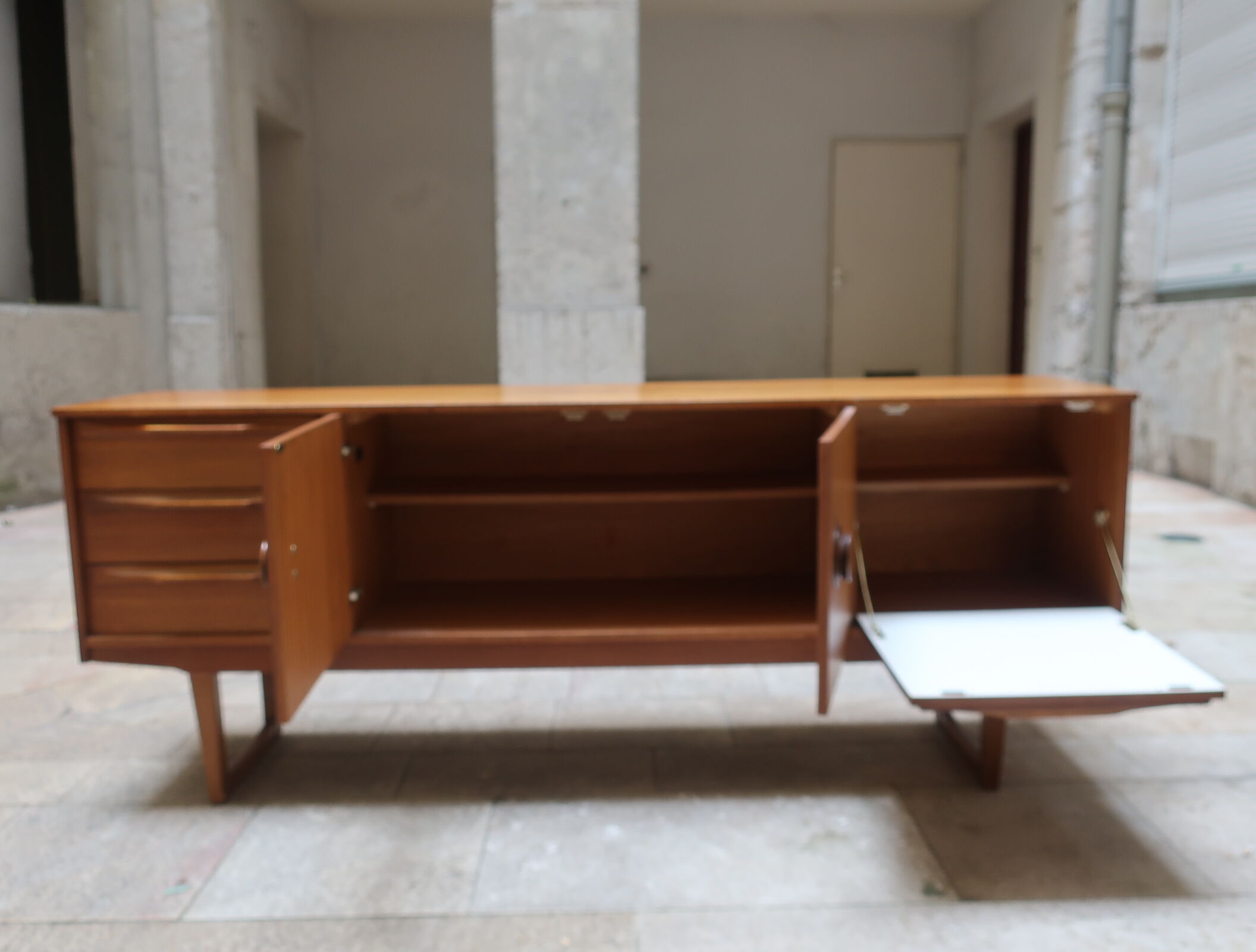 Teak sideboard, 60s