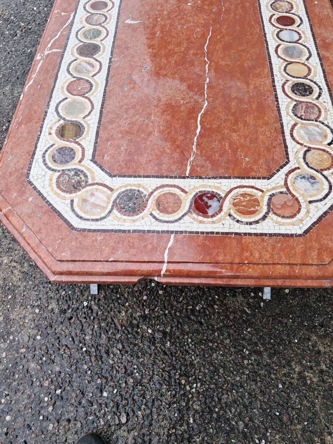 Marble coffee table