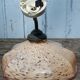Applique en verre clichy rose