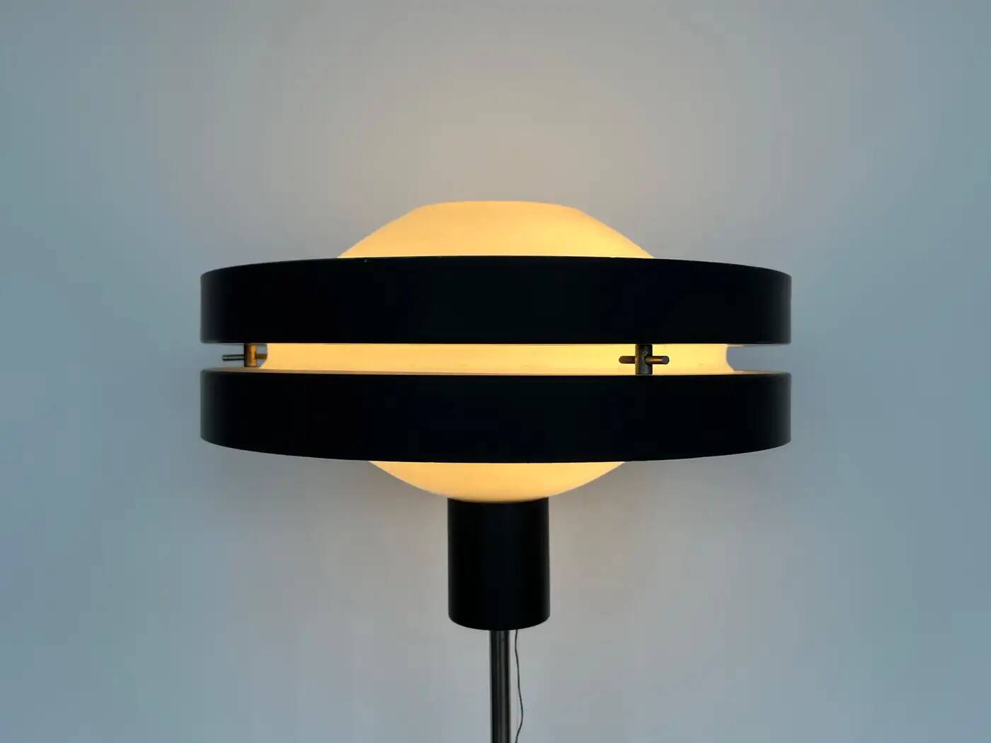 Midcentury CE AGE floor lamp Saturn, Jaroslav Bejvl, Kamenicky Senov, 1970s