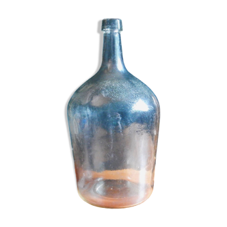 Demijohn in clear colorless glass