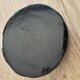 Round box and its 6 lacquered wooden coasters hand-painted.