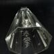 Art Deco vase, crystal, Moser, Czechoslovakia, 1930s