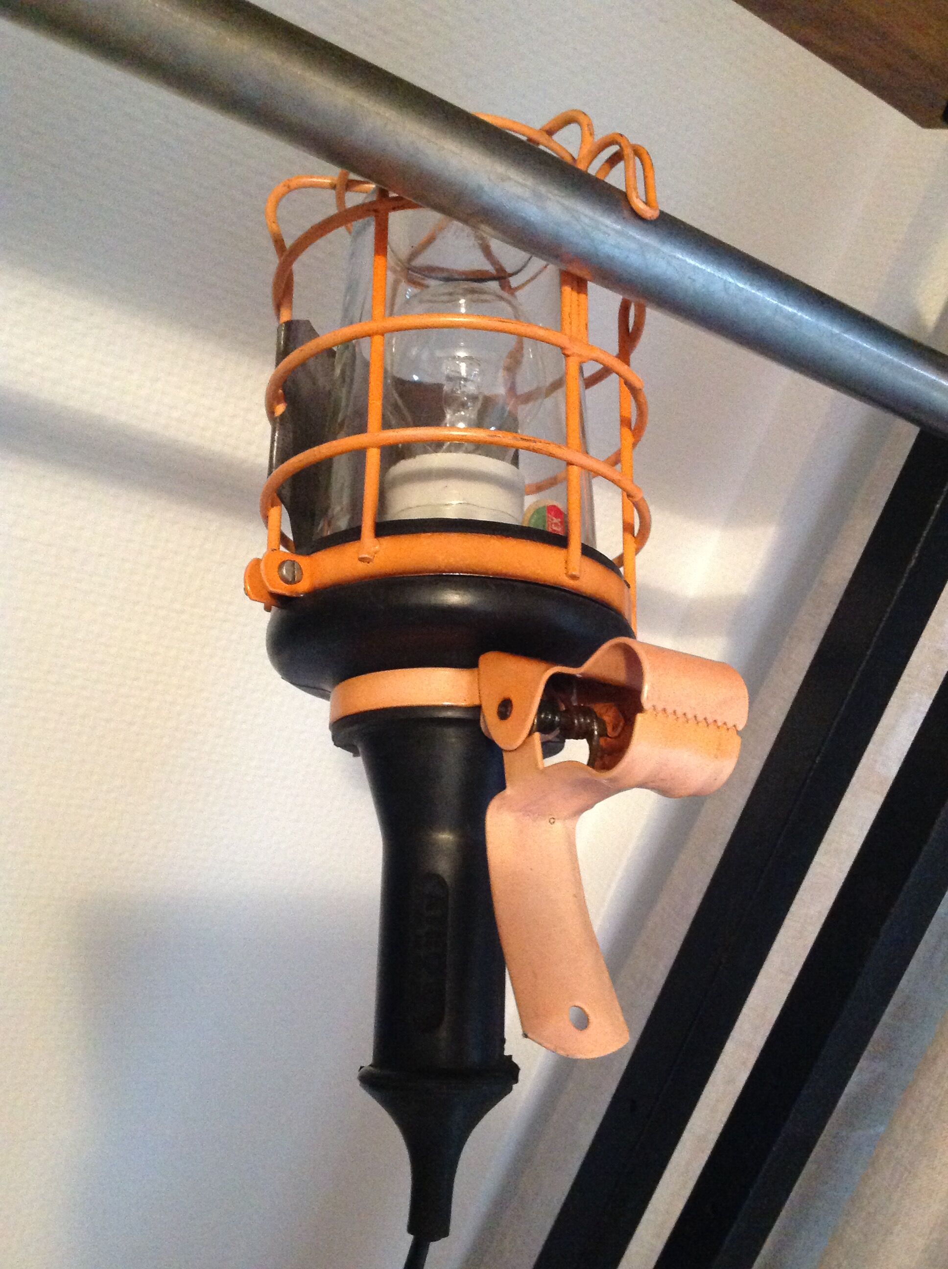 Orange Atrow Workshop Walkman with Duralex Industrial Style Glass