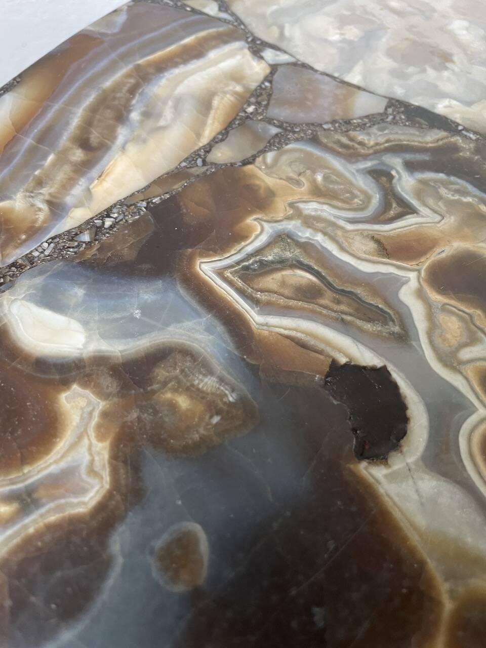 1950s Madagascar aragonite coffee table