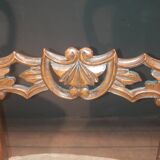 Set of 4 blond braked chairs