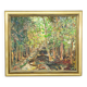Chemin forestier – peinture à l'huile par Alexander Michael, 1972