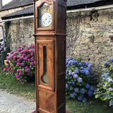 Comtoise clock in cherry style Louis XV period 19th region Fougères.
