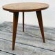 Table vintage 1950 pieds compas en chêne