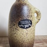 Single-flower vase, ceramic bottle by Max Idlas