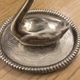 Wearing silver metal rings